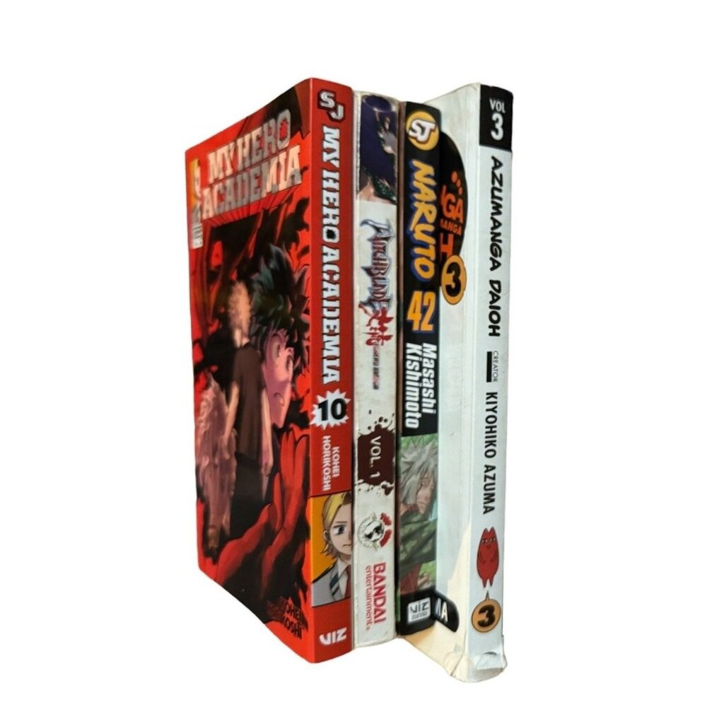 Magna Four Paperback Books Graphic Novels Naruto Hero Academia Witchblade Azuman - Picture 11 of 11